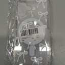 UEEBAI Magnetic for iPhone 16 Case, Bow Case Compatible with MagSafe, Wireless Slim Clear Ribbon Aesthetic Phone Cover Anti-Yellowing Shockproof Protective Cover for Women Girl - White