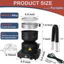 Coal Burner, Charcoal Burner For Cubes Charcoal Starter ETL Approved Durable Multipurpose Electric Stove 120v~600w,Overheat Protection Coconut Coals Burner