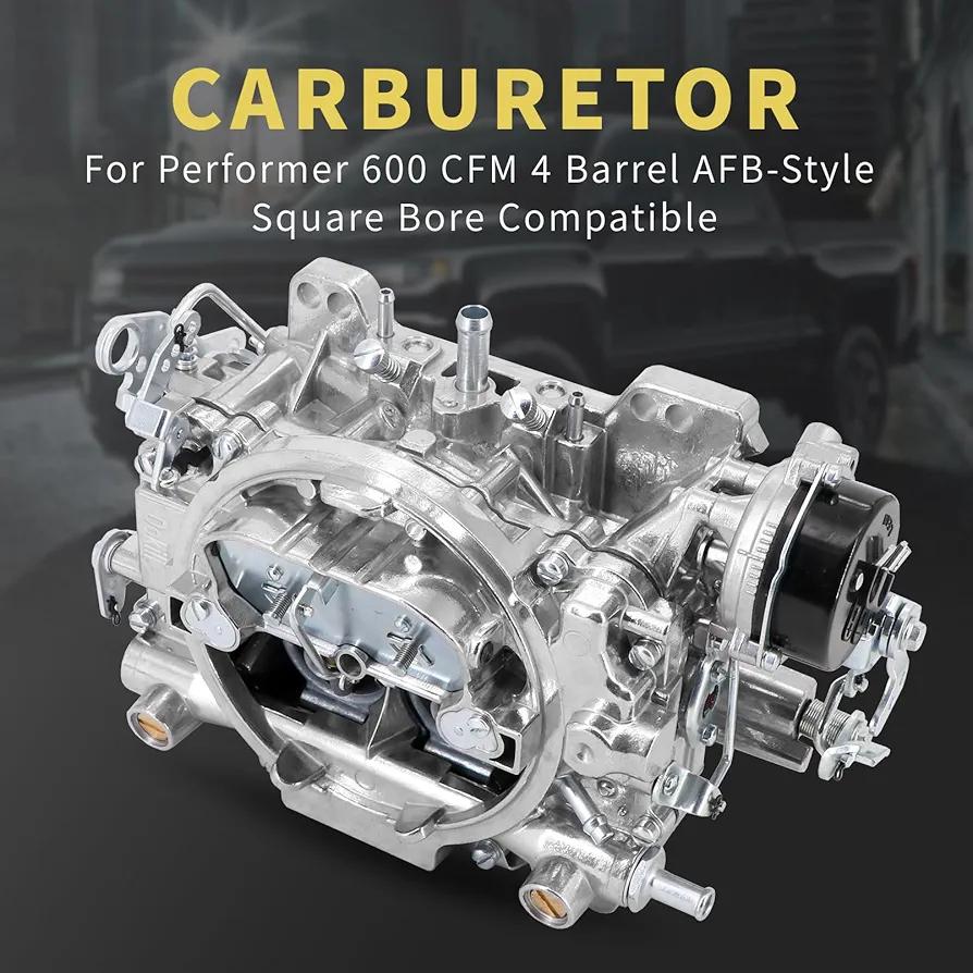 Dokili 1406 Carburetor for 600 CFM 4 Barrel AFB-Style Square Bore Compatible with G.MC Silverado Corvette Mustang Pickup Truck Electric Choke
