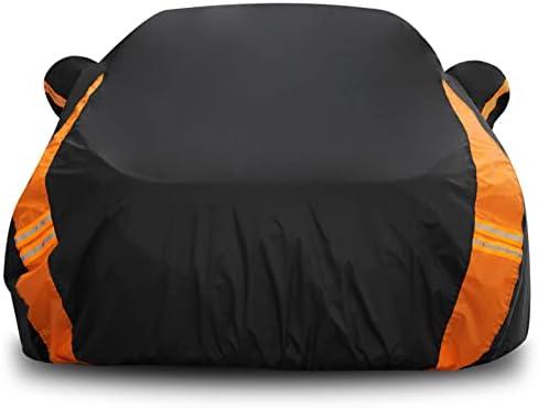 Avecrew Car Cover Waterproof All Weather for Automobiles, Outdoor Heavy Duty Full Exterior Covers for Sedan(194"-208")