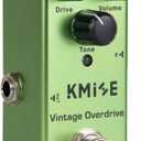 Kmise Vintage Overdrive Electric Guitar Effects Pedal Mini Single Type DC 9V True Bypass