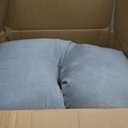Pharmedoc Pregnancy Pillows, U-Shape Full Body Pillow -Removable Cover Jumbo Size - Grey - Pregnancy Pillows for Sleeping - Body Pillows for Adults, Maternity Pillow and Pregnancy Must Haves