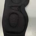 Bamboo Cotton Sleep Mask with Bluetooth Wireless Headphones - Blackout Eye Mask for Sleeping 3D Contoured Sleep Headband Ear Muffs Lengthen & Low Noise Hook for Better Experience (Black)