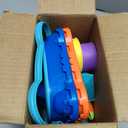 Beach Toys, Collapsible Sand Toys - 9pcs Sand Castle Building Kit: Foldable Sand Buckets, Shovels, Castle Molds & Packable Mesh Bag - Sandbox Toys for Toddlers, Kids Ages 3-12, Beach Travel