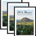 HOUSE DAY 3 Pack 24x36 Poster Frame, 24x36 Frame Black Picture Frames