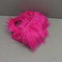 Ice Fabrics Craft Faux Fur Fabric Pre Cut Rolls - 2"x60" Fur Ribbon Mohair Fabric Strips - Super Soft and Fuzzy - Perfect for Crafts, Costumes & Decoration - Fuchsia - 2x60