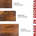 Walnut Wood Cutting Boards Set Non Toxic, Solid Wood Cutting Board with Juice Groove - Wooden Charcuterie Boards for Serving Food - Wooden Chopping Board Set Premium Dark Hardwood Wedding Gifts