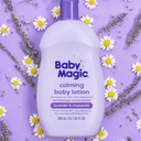 Baby Magic Calming Lotion, Lavender & Chamomile, Helps Comfort & Relax Before Bedtime, Vitamin Enhanced, Dermatologist Recommended, Hypoallergenic, Free of Parabens, 16.5 Fl Oz (5 Pack)