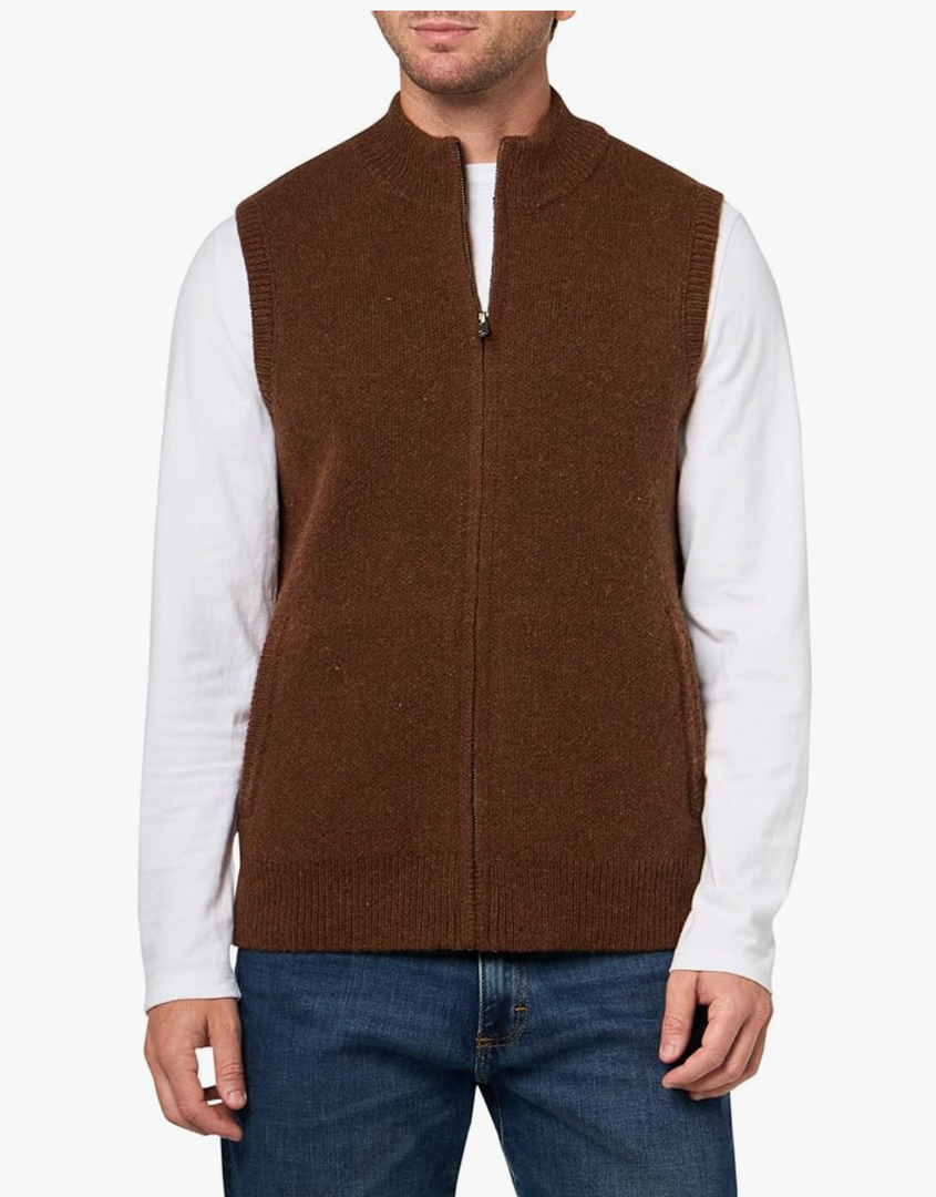 Pendleton Men's Shetland Wool Sweater Vest, XL
