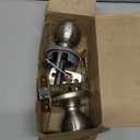 Kwikset Tylo Entry Door Knob with Lock and Key, Secure Keyed Handle Exterior, Front Entrance and Bedroom, Satin Nickel, Pick Resistant SmartKey Rekey Security and Microban (1 Pack)