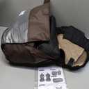 GIANT PANDA Customized Full Set Seat Covers Fit for Toyota Rav4 2019 2020 2021 2022 2023 2024 2025 Rav 4 XLE,LE,XLE Premium,Limited(Non-Hybrid&Adventure,TRD-Off),Front & Rear/Back Seat Covers (Black)