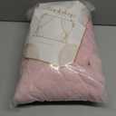 30x10ft Baby Pink Tulle Backdrop Curtain with Lights String for Parites, Sheer Photo Backdrop Curtains with Lights for Wedding Backdrop Ceremony Reception Bridal Shower Baby Shower Birthday Party (6 Panels(5*10FT))