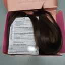 Hair Topper 12inch Clip in Synthetic Hair Toppers for Women with Thinning Hair Layered 6.5"X6.5" Big Base Toppers Hair Pieces for Women Natural Look Medium Brown with Highlights