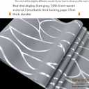 Wallpaper Non-Woven Nordic Geometric Pattern Lines Modern Simple and Fashionable Living Room Television Background Wall Wallpaper Deerskin Velvet Wall Cloth (Dark Gray)