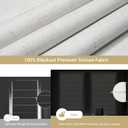 No Tools No Drill Roman Shades, Cordless Blackout Roman Blinds for Windows, Room Darkening Window Shades, Smooth Push & Pull, Easy to Install, Beige, 31" W 48" H
