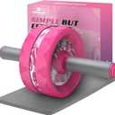 VINSGUIR Ab Roller Wheel, Abs & Core Workout Equipment for Home Gym with Knee Pad Accessories, Abdominal Wheel for Full-body Strength Training