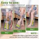 Compression Sock Aid Device - Sock Aids for Compression Stocking - Helper Device for Putting on Hosiery -with Replaceable Dressing Stick
