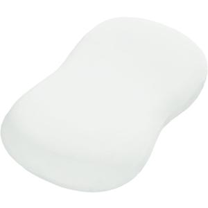 Soft Memory Foam Pillow with Ergonomic Cervical Support - Comfortable Flat Pillow for Deep Sleep, Home, Stomach Sleeper Men & Women, Includes Pillows Cover (White)