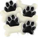 KatchOn, Large Dog Balloons - 29 Inch, Pack of 8 | Dog Balloons for Birthday Party, Paw Print Balloon | dog Party Decorations, paw Balloon | Lets Pawty Birthday Decorations (Black)