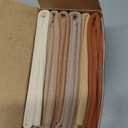 KeaBabies Organic Cotton Burp Cloths Baby Girl, Boy - 6-Pack Large Burping Clothes for Babies, Spit Up Rags, Super Soft & Absorbent Newborn Wash Towels, Gender Neutral, Non-Shrink (Stria, Terracotta)