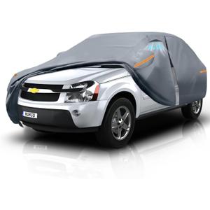 Waterproof Chevrolet Chevy Equinox(2005-2026) Car Cover with Breathable Vents, [2026 Upgrade] Premium Covers with Cotton Liner and Zipper Door, Sun Rain Snow Dust Uv Protection.(Gift with Towel)