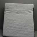 Bedluxe Wedge Pillow, 10 inch Bed Wedge Pillow for Headboard, Pillow Wedge for Acid Reflux Relief, Sleeping, Back Pain Relief, Snoring, Triangle Pillow Wedge - Cooling Memory Foam Top, White/Grey