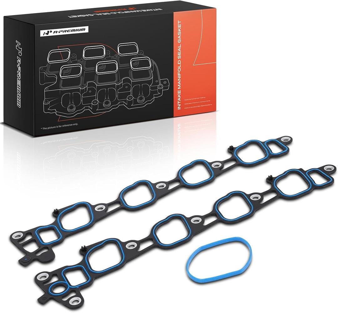 A-Premium Lower Engine Intake Manifold Gasket Set Compatible with Ford