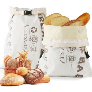 Reusable Bread Bags for Homemade Bread, Large Cotton Beeswax Bags, Sourdough Bag, Beeswax Bag, Sourdough Storage(2 Pack) Noblefuny
