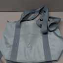 Geestock Small Tote Bag for Women with Zipper, Cute Casual Tote Purse Bag, Waterproof Top Handle Shoulder Crossbody Handbag (Mint Green)