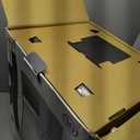 simplehuman 45 Liter / 12 Gallon Rectangular Hands-Free Kitchen Step Trash Can with Soft-Close Lid, Brushed Stainless Steel