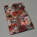 Uppuppy for Apple iPad Mini 5/4/3/2/1 Case, for iPad Mini 5th/4th/3rd/2nd/1st Generation Case Kids Cute Kawaii Folio Women Teen Girls Girly Mushroom Flower Design Cover for iPad Mini 7.9 Inch Case