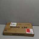 Dog Gate - 18"-45" Adjustable Extra Wide Metal Baby Gate to Step Over, 10" Tall Small Pet Gate with 3 Extension Kits, Pressure Mounted for Doorways & Stairs (White)