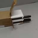 1 Inch Double Curtain Rods 36 to 72 Inches(3-6 ft) Bronze Drapery Rods for Windows 24 to 68 Inches, Telescoping Dual Curtain Rod with Woven Leaf Finials