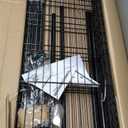 IZEUK 1400 LBS Garage Black Shelving Wide Storage Shelves 4 Tier Adjustable Heavy Duty Metal Wire Rack Standing Shelf Unit for Kitchen Office College Dorm Garage Warehouse 15.8" x 45.8"x 59.4"