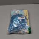 Dusty Blue Baby Shower Decorations- Boy Baby Shower Decor Set with- Welcome Baby Banner, Clothes Banner, Cake Topper, Tissue Pom Poms, Dusty Blue Balloons | Boho Baby Boy Shower Decorations