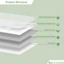 Marble Peel and Stick Waterproof Wall Paneling, 118" x 47" Carrara White Matte Finish Self-Adhesive Backsplash Tile Vinyl Wall Panel for Kitchen Bathroom Wall Decor, Covers 38.75 Sq. Ft.