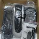 Large Size Under Desk Elliptical Machine,Electric Leg Exerciser for Seniors,12 Adjustable Speeds&12 Modes with Remote Control,Elastic Rope,Manual&Auto Mode for Home Office