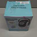 Halloween Bubble Machine, Bubbles Blower for Kids, Toddlers - 360 Rotation, 75 Adjustment, with LED Light - Bubble Toys Gifts for Boys, Girls, Outdoor, Birthday, Party (Black+orange)