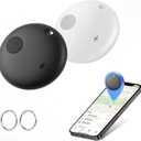 Air Tracker Tags 2-Pack, Waterproof IP67 | 90dB Loud, Bluetooth Tracker Works with Apple Find My (iOS only), Tracker Tag Locator for Keys,Luggage,Backpack etc