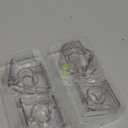 8pcs Heavy Duty Curtain Rod Holders with Wide Hook, 5X Stronger Than Adhesive Curtain Rod Hooks, 20 LBS Tension Curtain Rod Bracket for Wall with Level and Pin Guide, Curtain Wall Mount