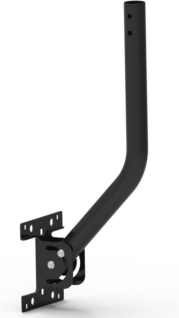 PBD Adjustable Attic/Outdoor Antenna & Weather Station Mounting Pole Universal Mount Brackets - Easy Installation, Solid Structure, Weather Proof (1 1/4" Diameter,16 1/2" Arm Length)