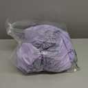 ENOPINK Womens Mini Dress Puff Sleeve Dresses 2026 Button Down Sexy V Neck A Line Party Clubwear with Belt (Purple) S