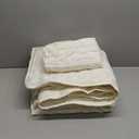 2 Pieces Bed Set, Bedding 68 x 90 Inch,  1 pillowcase ( Ivory )