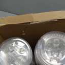 FoldTier 60 Set Circus Carnival Party Plastic Cups Bulk 14 oz Disposable Clear Cups with Lids and Paper Straws for Circus Carnival Theme Party Birthday Supplies Favor Decorations (Multicolor)