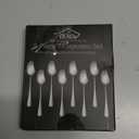 Small Teaspoon,5.5 Inches Stainless Steel Tea Spoons Set Of 8,Espresso Spoon,Durable Dishwasher Safe Small Coffee Spoons,Mini Demitasse Spoon For Dessert (Silver)