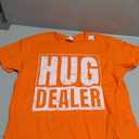 Funny Hug Dealer T-Shirt, Large, Orange Color