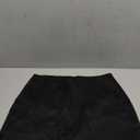 Skorts Skirts for Women Sexy Mid-Waisted Side Split Y2k Mini Skorts with Shorts Black, M