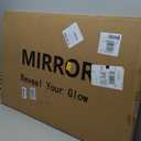 24 x 36 Inch Irregular LED Bathroom Mirror for Single-Sink Vanity
