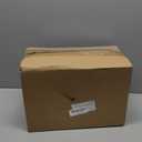 122oz Airtight Glass Square Storage Canister with Bamboo Lid Set of 2(3600ml*2) Large Storage Container Gallon Glass Jars, for Sugar, Flour, and Coffee bean (with Black Lable)