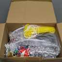 Inflatable Christmas Snowman Ball, 24 Inch Large Inflatable Outdoor Decorations Balls, Christmas Xmas Blow Up Ball for Yard (Red&Green)